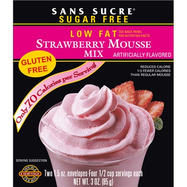 Sans Sucre Mousse Mix - Strawberry