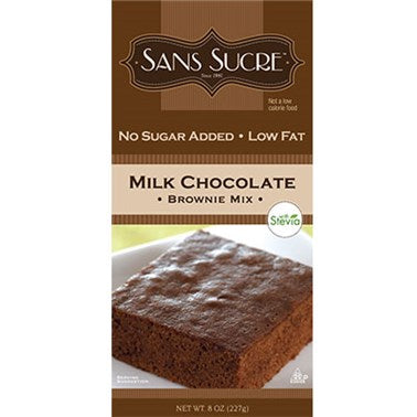 Sans Sucre Milk Chocolate Brownie Mix (with Stevia)