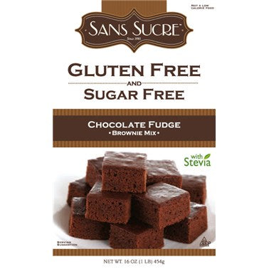 Sans Sucre Gluten Free AND Sugar Free Chocolate Fudge Brownie Mix
